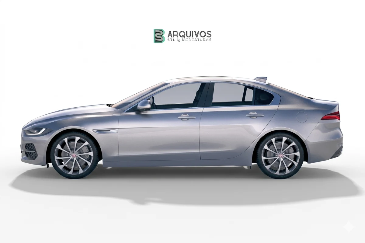 Modelo 3D STL - Jaguar XE 2020 — foto 3